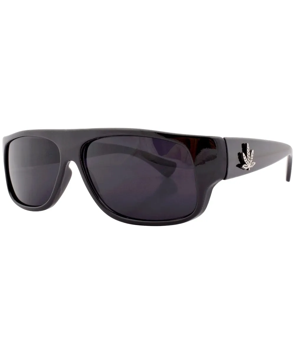 WEEDIE Black Fashion-Forward Sunglasses sold by Giant Vintage product image thumbnail 2