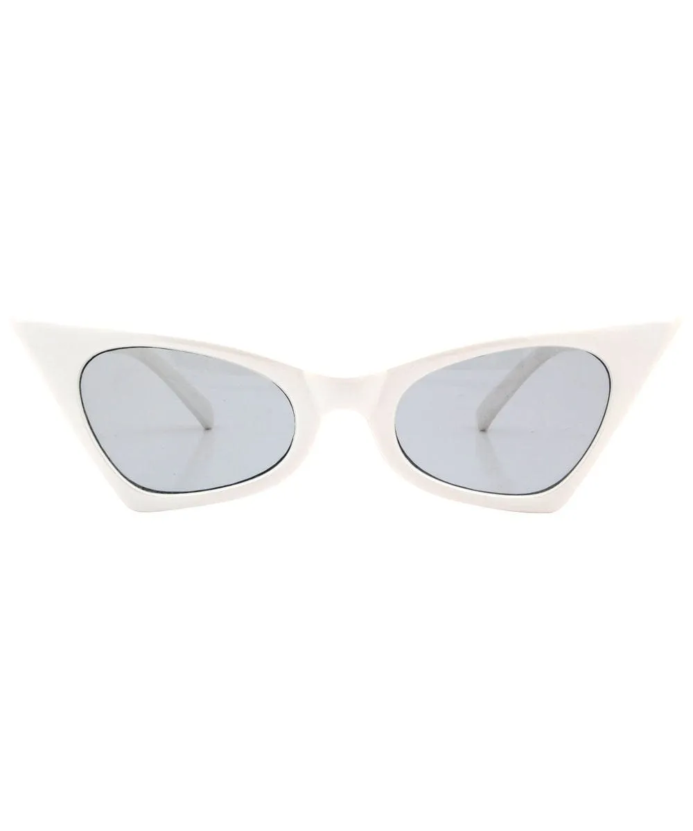 KADILLAC White/SD Cat-Eye Sunglasses sold by Giant Vintage product image thumbnail 3