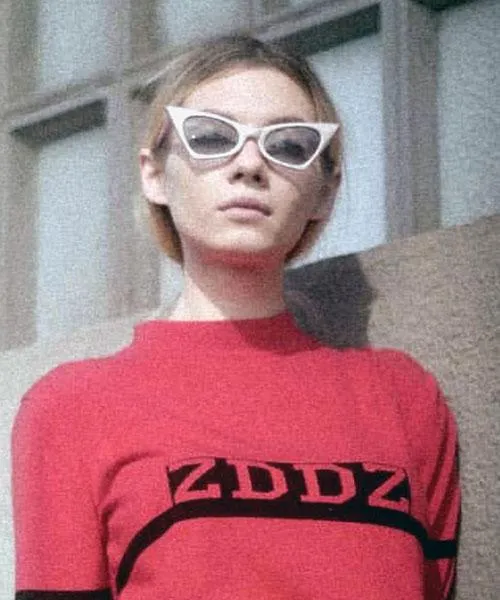 KADILLAC White/SD Cat-Eye Sunglasses sold by Giant Vintage product image thumbnail 4