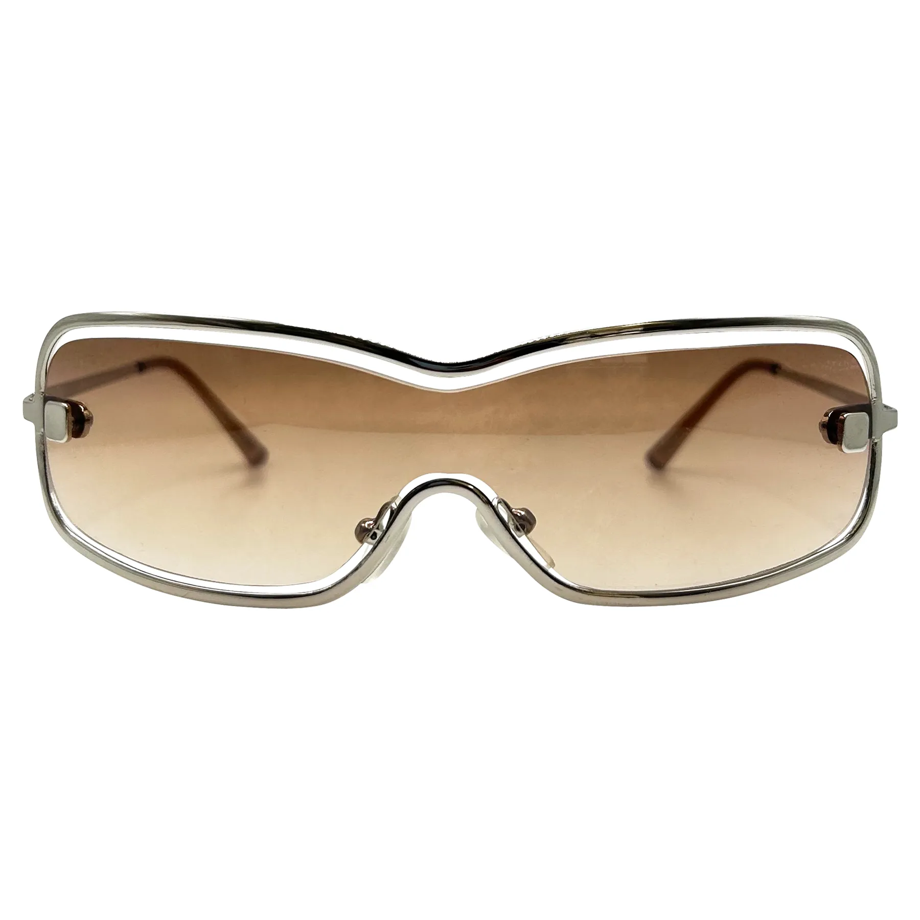 ATTITUDE Square Y2K Sunglasses sold by Giant Vintage product image thumbnail 5
