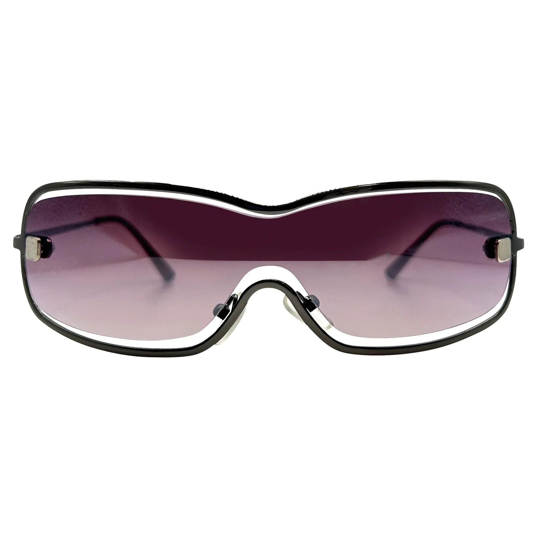 ATTITUDE Square Y2K Sunglasses sold by Giant Vintage product image thumbnail 3