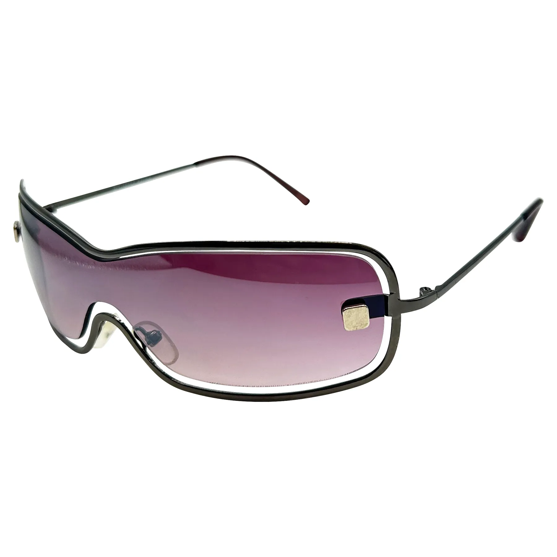 ATTITUDE Square Y2K Sunglasses sold by Giant Vintage product image thumbnail 4