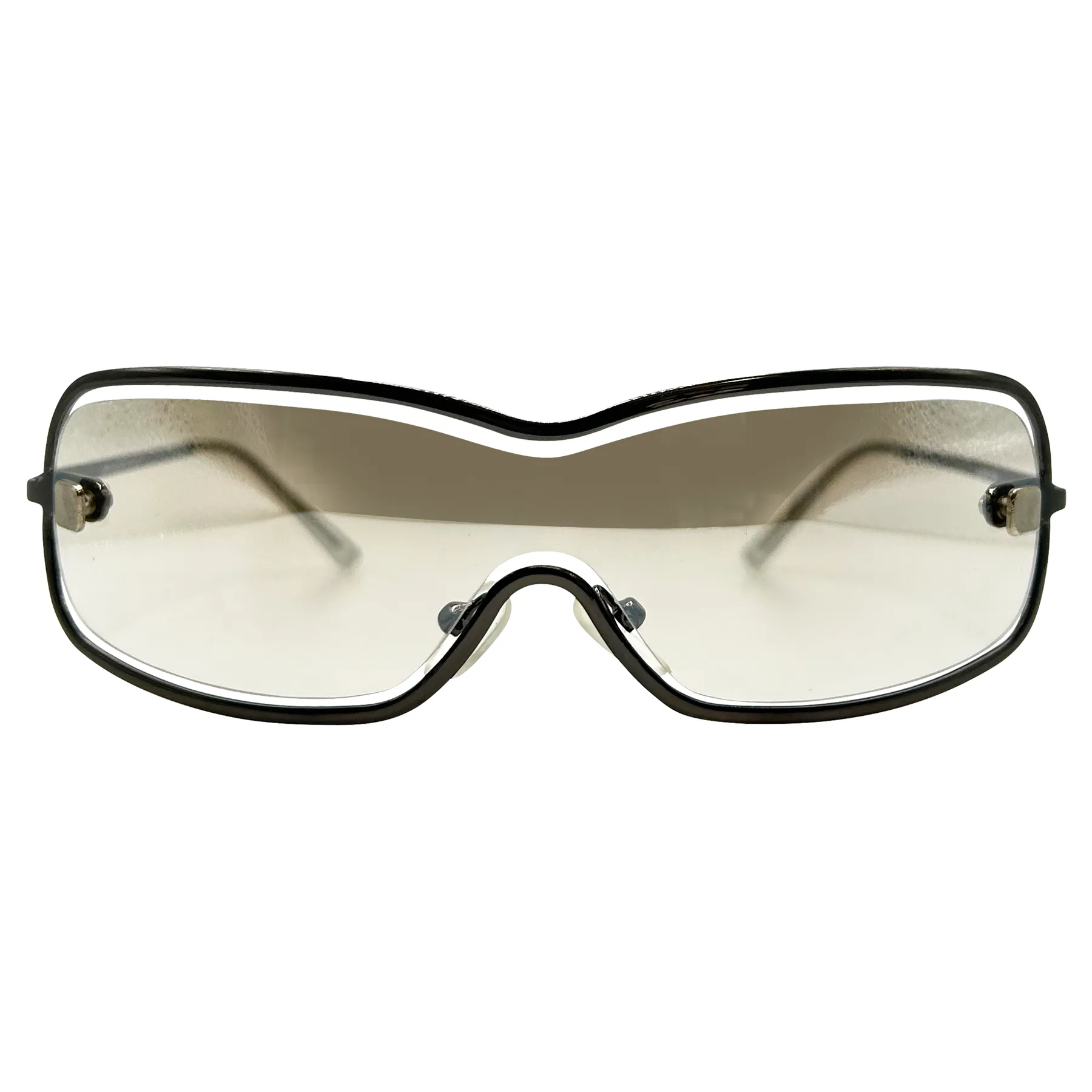 ATTITUDE Square Y2K Sunglasses sold by Giant Vintage