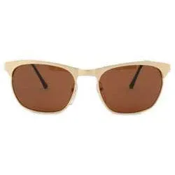 GODS Matte Gold Cat-Eye Sunglasses sold by Giant Vintage