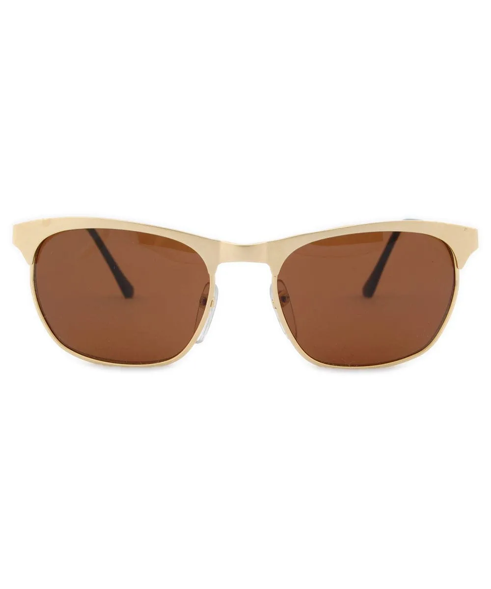 GODS Matte Gold Cat-Eye Sunglasses sold by Giant Vintage product image thumbnail 3