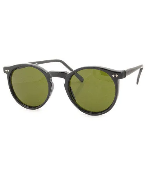 STONEY Black Classic Round Sunglasses sold by Giant Vintage product image thumbnail 2