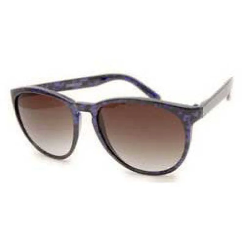 CLIQUE Black/Blue 80s Sunglasses made by Giant Vintage