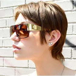 CLIVE Tortoise Indie Sunglasses sold by Giant Vintage product image thumbnail 2