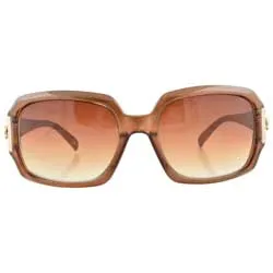 PAN Brown Square Sunglasses sold by Giant Vintage