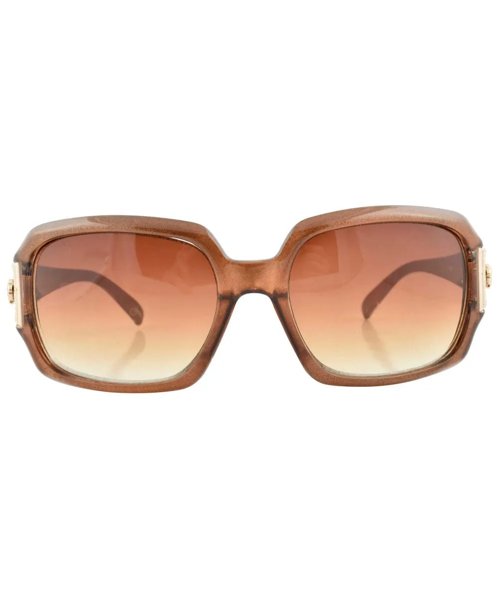 PAN Brown Square Sunglasses sold by Giant Vintage product image thumbnail 3