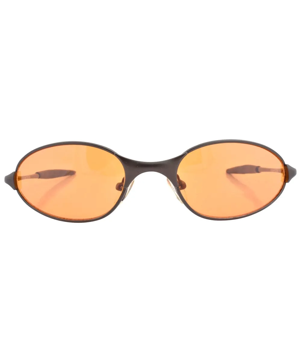 MIXED Orange Oval Sunglasses sold by Giant Vintage product image thumbnail 3