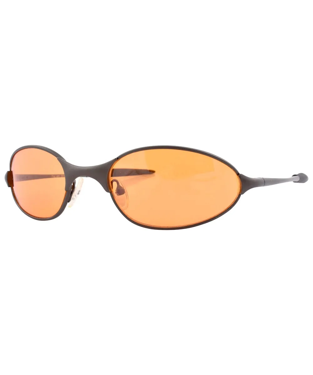 MIXED Orange Oval Sunglasses sold by Giant Vintage product image thumbnail 2