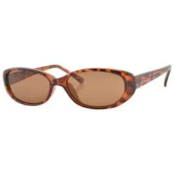 PERT Tortoise/Brown Oval Sunglasses sold by Giant Vintage