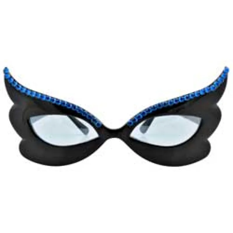FAIRE Blue Cat-Eye Sunglasses sold by Giant Vintage
