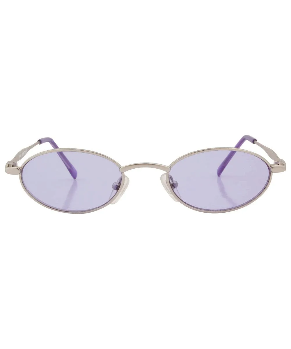 PUPPEEZ Purple Oval Sunglasses sold by Giant Vintage product image thumbnail 3