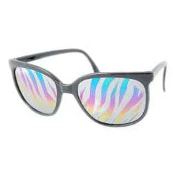 ZEBRA-NC Black 90s Sunglasses sold by Giant Vintage