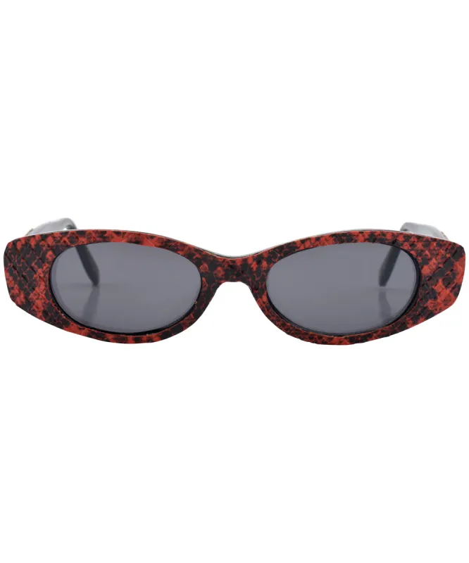 CRUNK Red/Black Cat-Eye Sunglasses sold by Giant Vintage