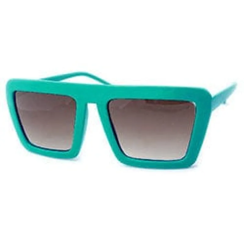 CARTOON Teal Square Sunglasses sold by Giant Vintage