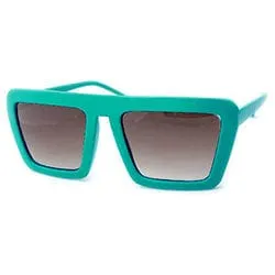CARTOON Teal Square Sunglasses sold by Giant Vintage