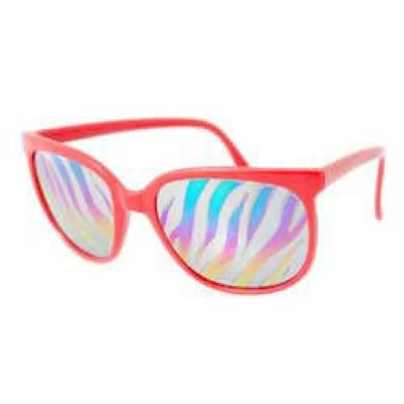 ZEBRA-NC Red 90s Sunglasses sold by Giant Vintage