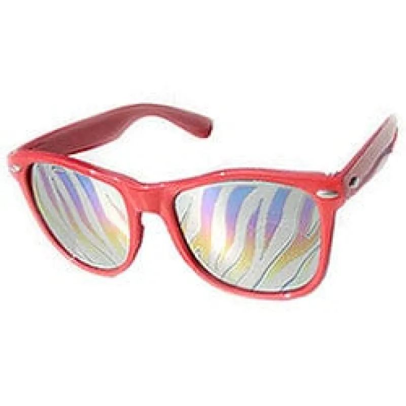 ZEBRA-T Red 80s Sunglasses sold by Giant Vintage