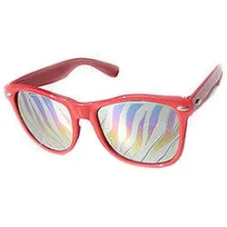 ZEBRA-T Red 80s Sunglasses sold by Giant Vintage