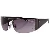 GLAMOURPUSS Gun/Smoke Rimless Sunglasses sold by Giant Vintage