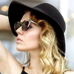 ZELDA Black/Silver Cat-Eye Sunglasses sold by Giant Vintage