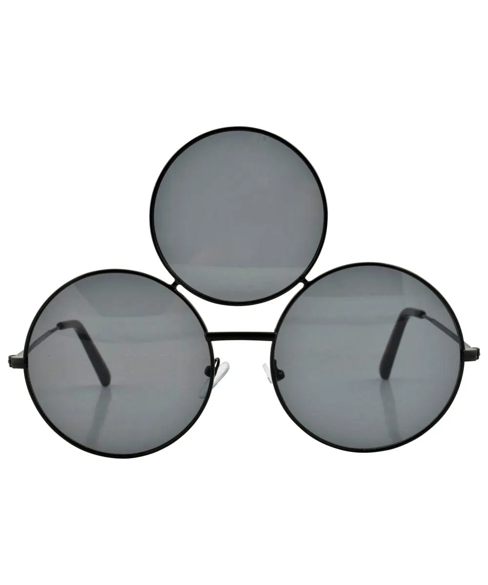 MEMORIUM Black/SD Round Sunglasses sold by Giant Vintage product image thumbnail 3