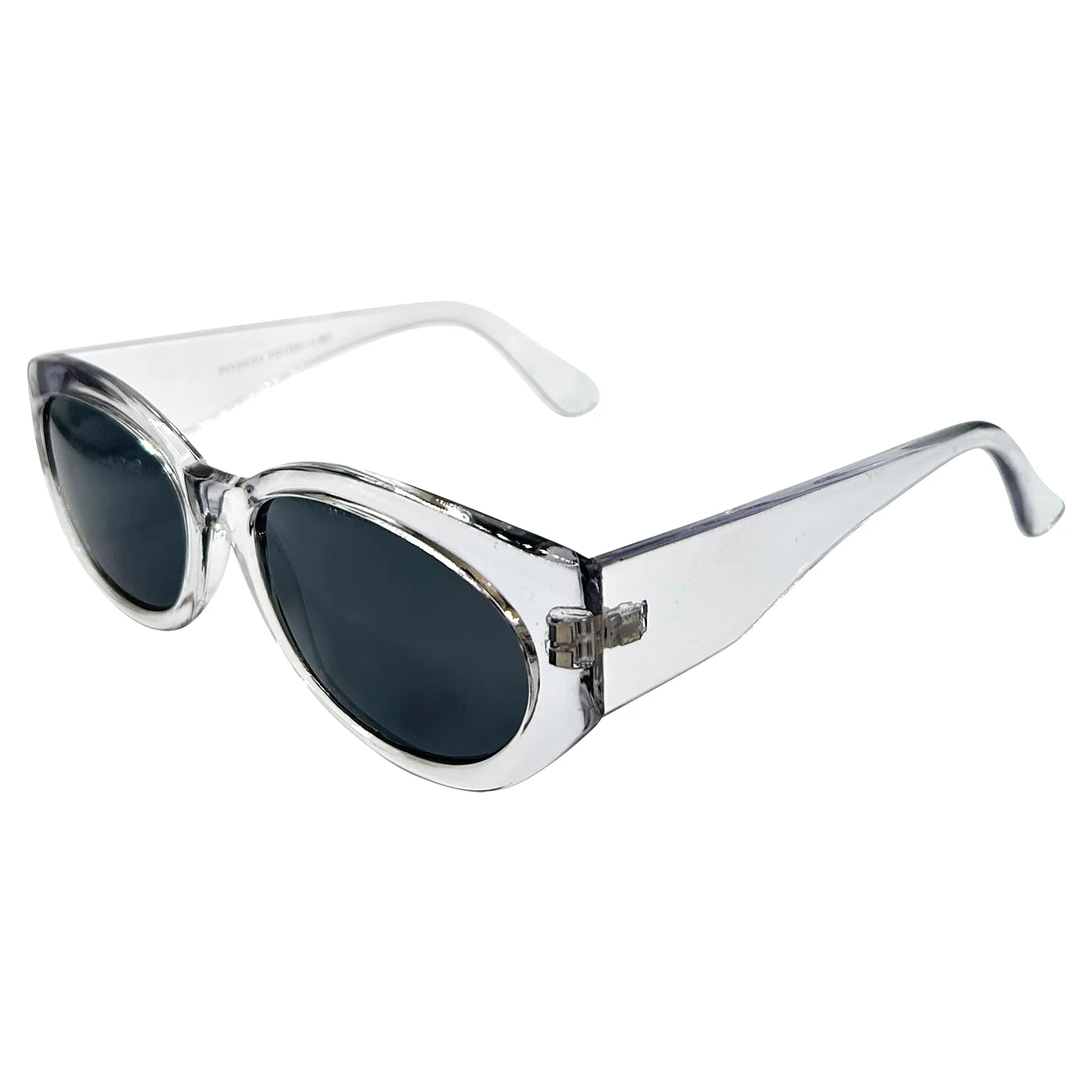 PUFF Crystal Round Mod Cat-Eye Sunglasses sold by Giant Vintage product image thumbnail 2