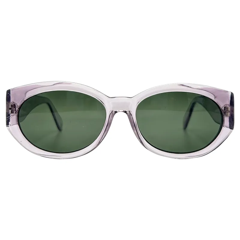 PUFF Smoke Round Mod Cat-Eye Sunglasses sold by Giant Vintage