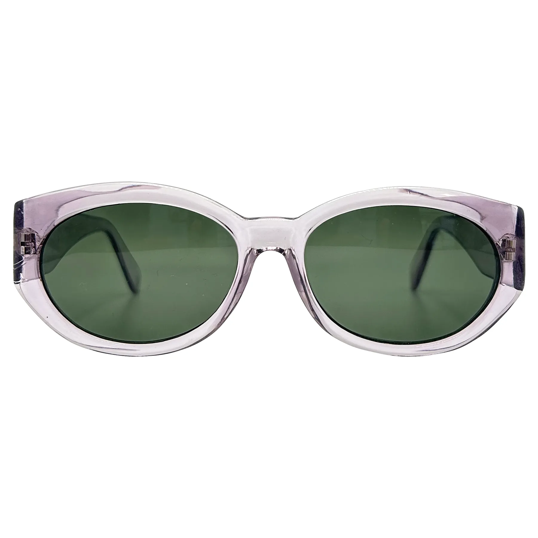 PUFF Smoke Round Mod Cat-Eye Sunglasses sold by Giant Vintage