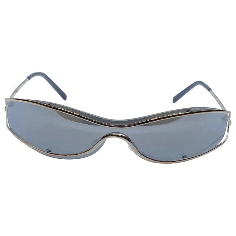 SPARKLY Super Dark Round Sunglasses sold by Giant Vintage