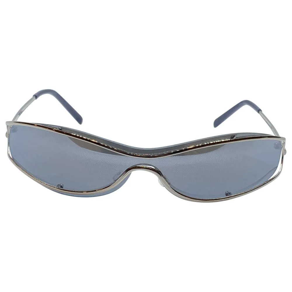 SPARKLY Super Dark Round Sunglasses sold by Giant Vintage