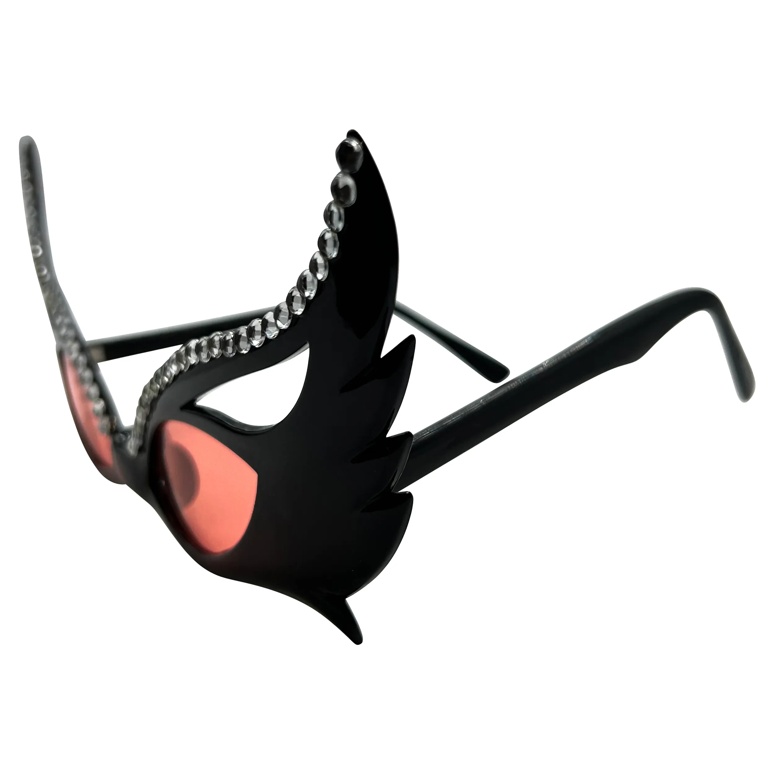 BUNNY Black/Red Cat-Eye Sunglasses sold by Giant Vintage product image thumbnail 2