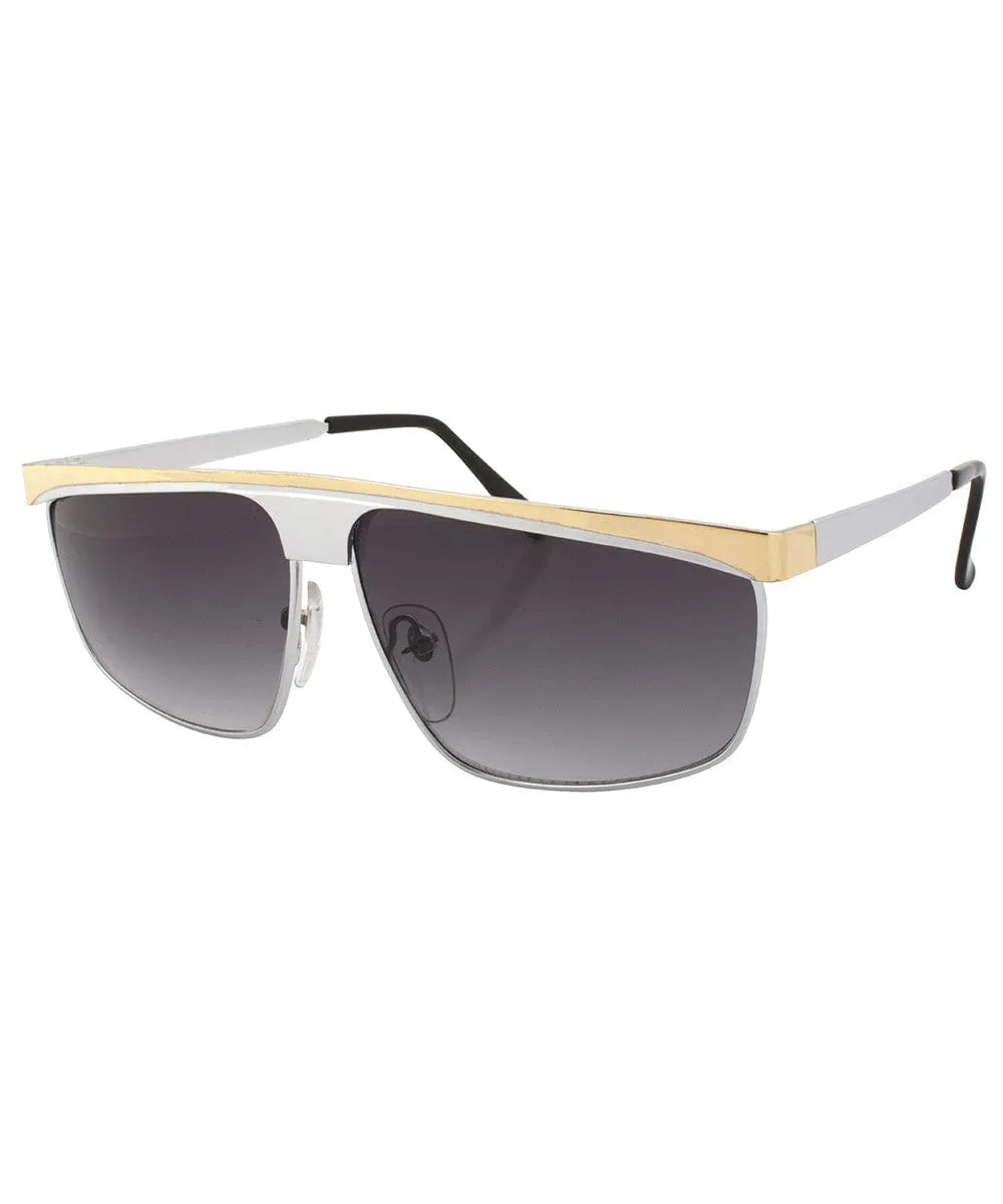 ZIPPO Silver/Goldtop Fashion-Forward Sunglasses sold by Giant Vintage product image thumbnail 2