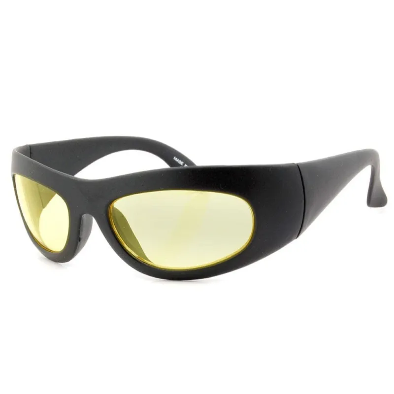 CLANK Matte Black Sports Sunglasses sold by Giant Vintage