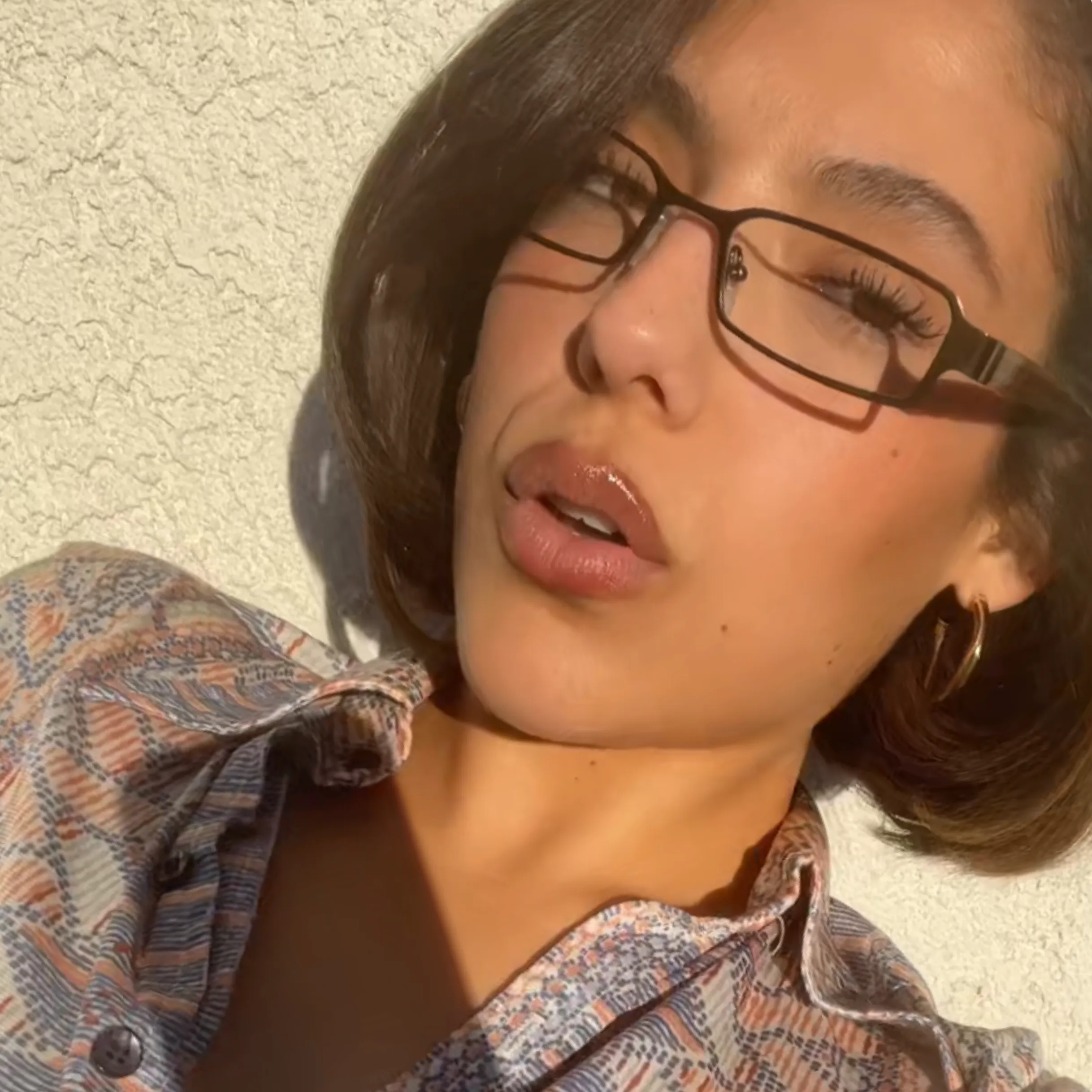 BET ON IT Clear Rectangular 90s Glasses | Fashion sold by Giant Vintage product image thumbnail 4