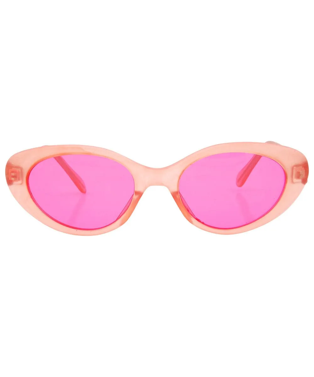 TABITHA Pink Cat-Eye Sunglasses sold by Giant Vintage