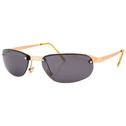 BOOCHY Gold Rimless Sunglasses sold by Giant Vintage