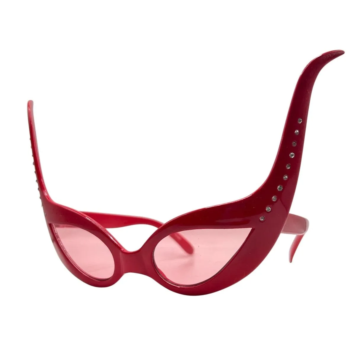 URSULA Red/Pink Extreme Cat-Eye Sunglasses sold by Giant Vintage product image thumbnail 2