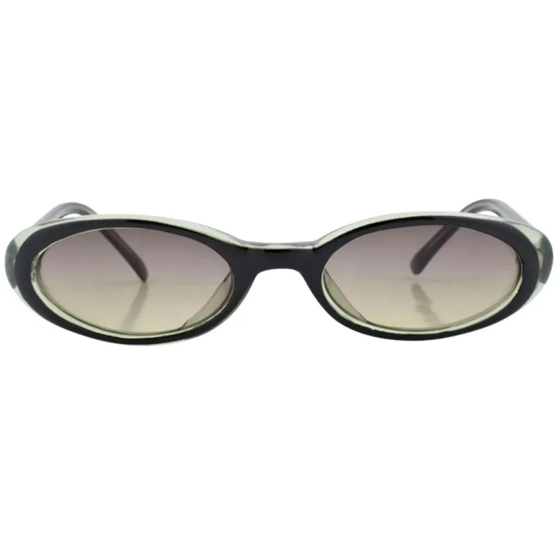 DUNKED Green Oval Sunglasses sold by Giant Vintage