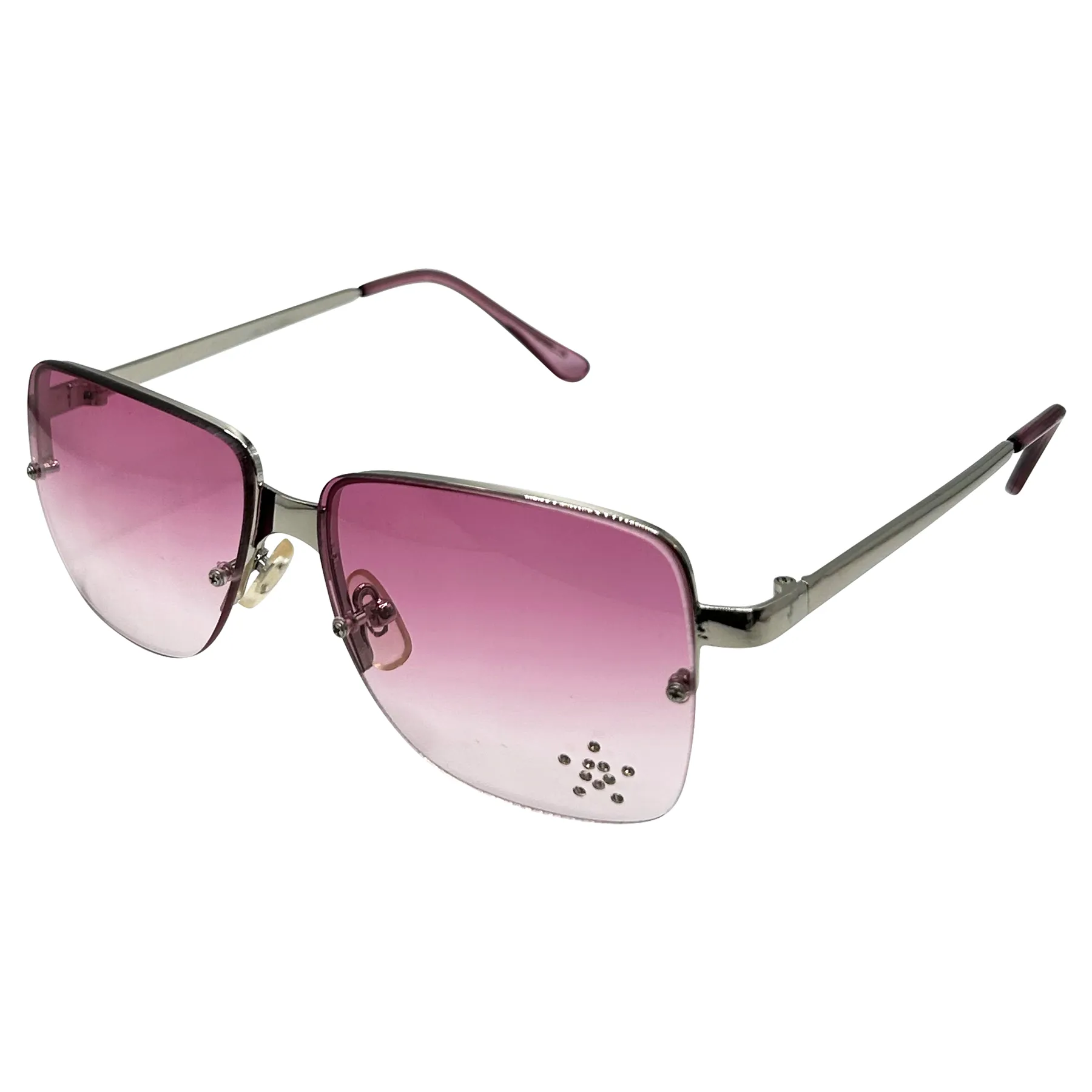 TRIXIE Rimless Y2K Sunglasses sold by Giant Vintage product image thumbnail 2