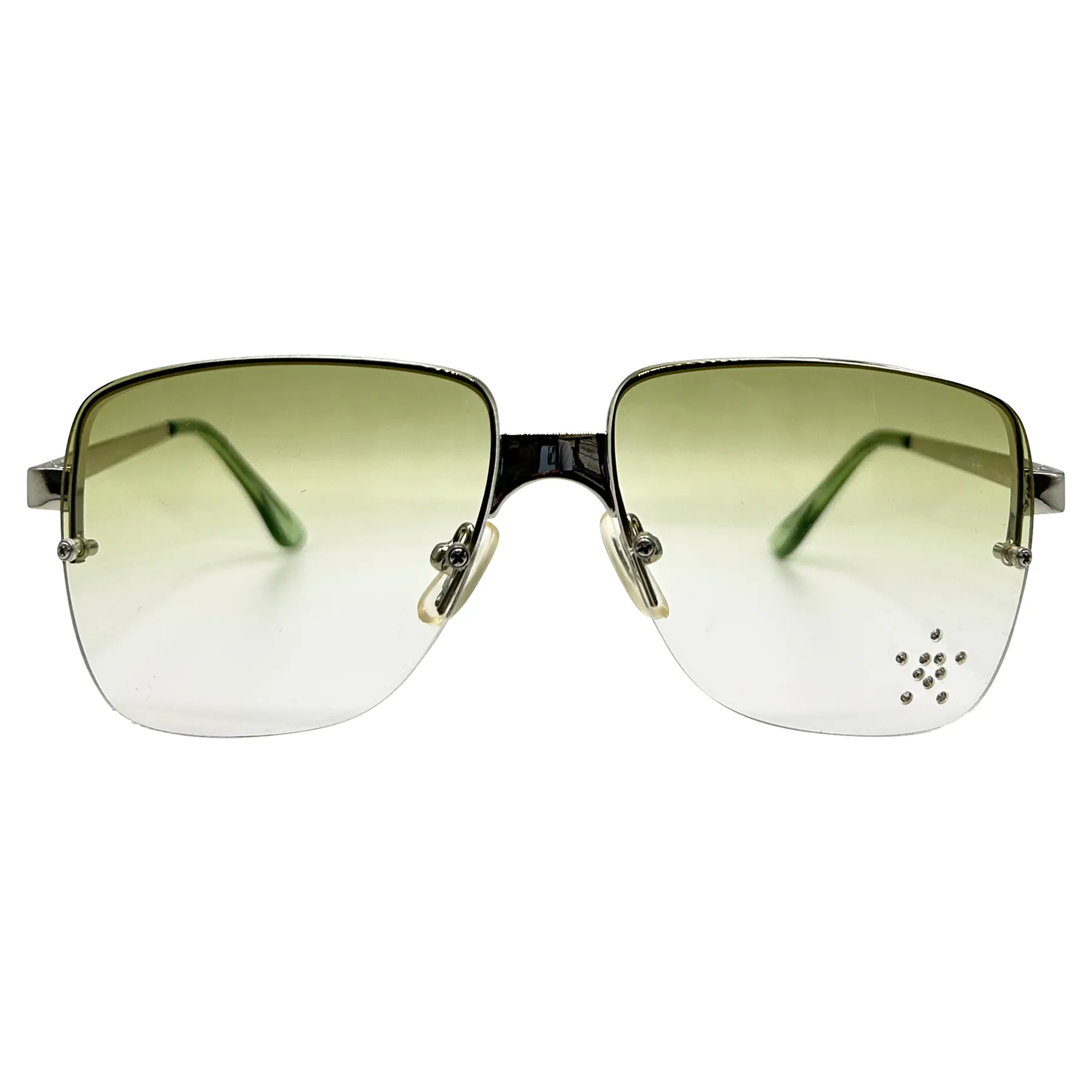 TRIXIE Rimless Y2K Sunglasses sold by Giant Vintage product image thumbnail 3