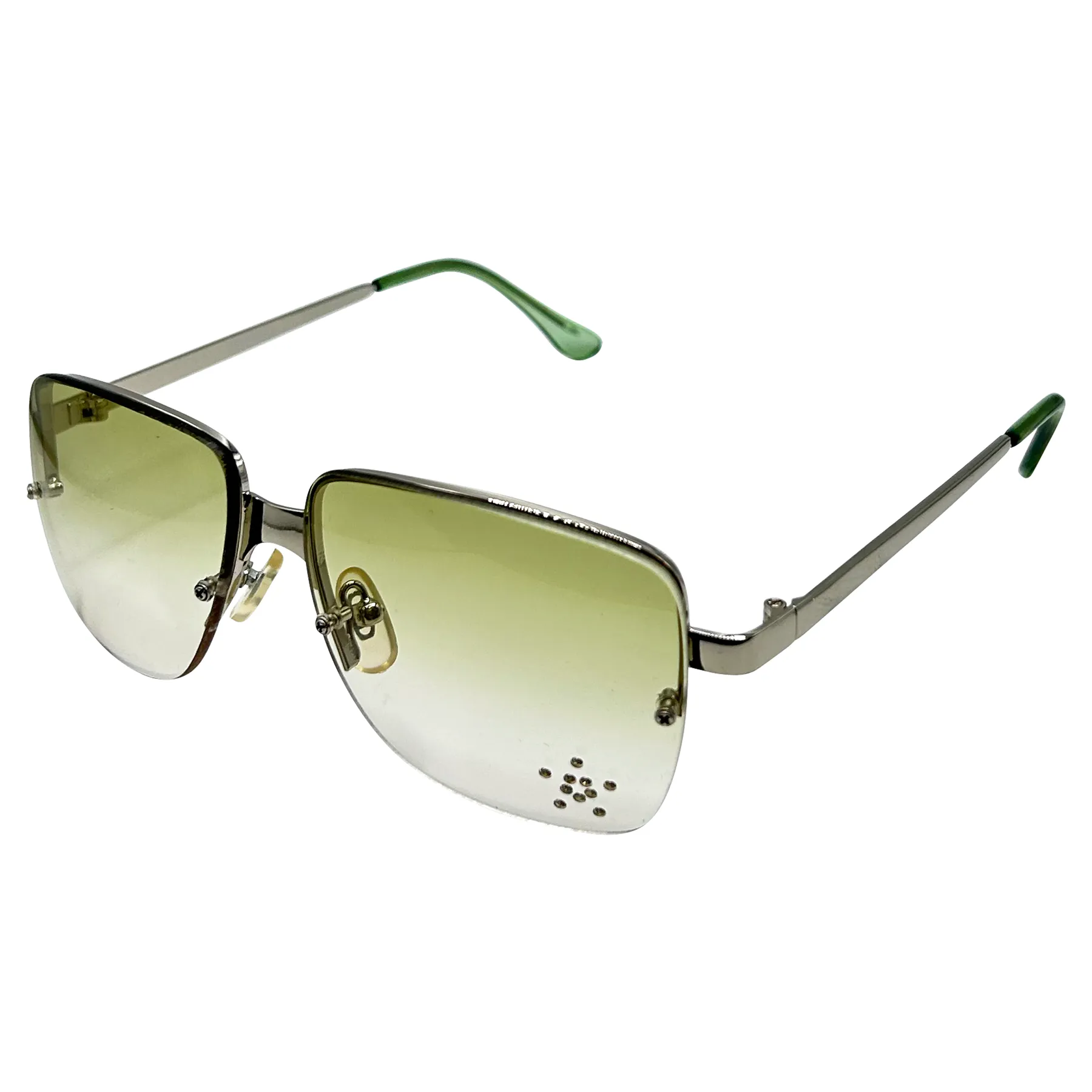 TRIXIE Rimless Y2K Sunglasses sold by Giant Vintage product image thumbnail 4