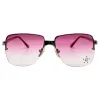 TRIXIE Rimless Y2K Sunglasses sold by Giant Vintage