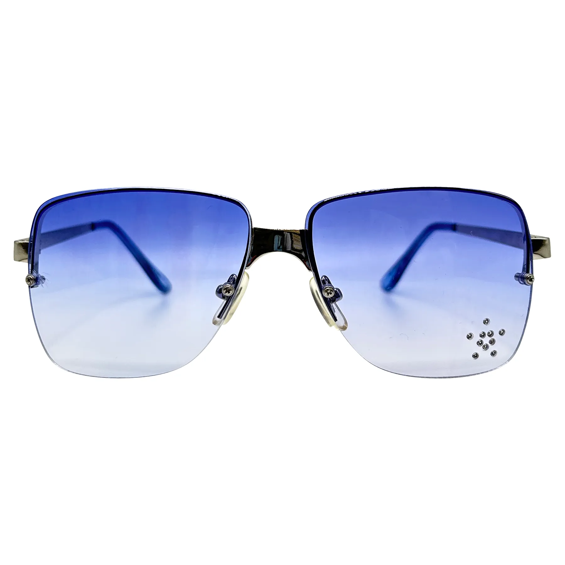 TRIXIE Rimless Y2K Sunglasses sold by Giant Vintage product image thumbnail 5