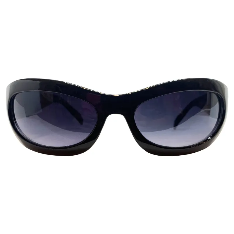 BERRYLICIOUS Super Dark Round Sunglasses sold by Giant Vintage