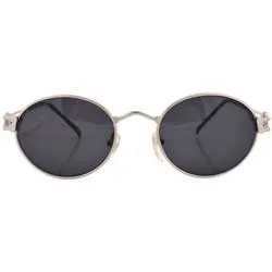 VAULT Silver/SD Oval Sunglasses sold by Giant Vintage