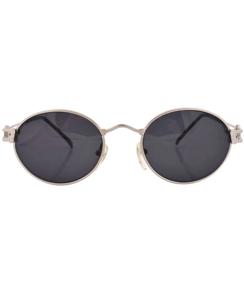 VAULT Silver/SD Oval Sunglasses sold by Giant Vintage product image thumbnail 3
